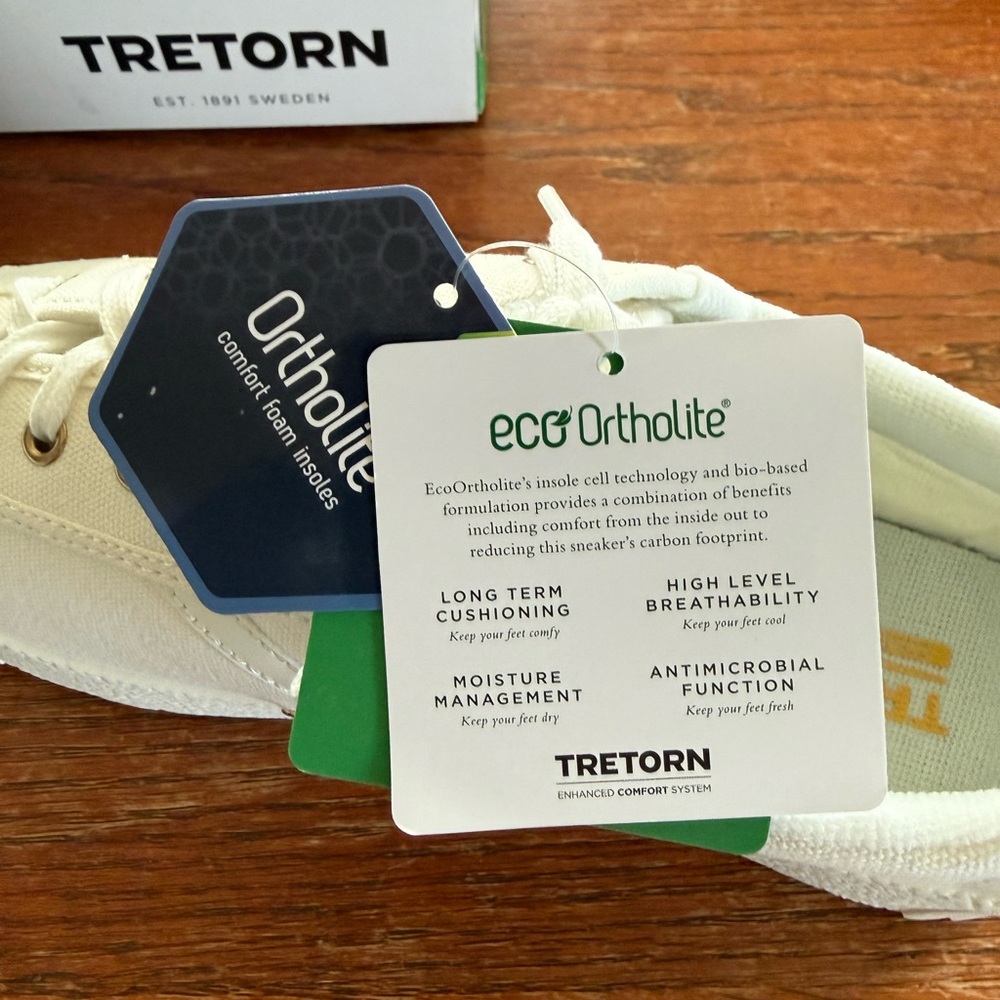Tretorn NyLite Bold tennis shoes.  Womens size 9 platform.  NWT and box. - Picture 7 of 7
